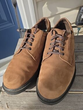 Dexter Men’s Tan Brown Lace-Up Oxfords - Size 10